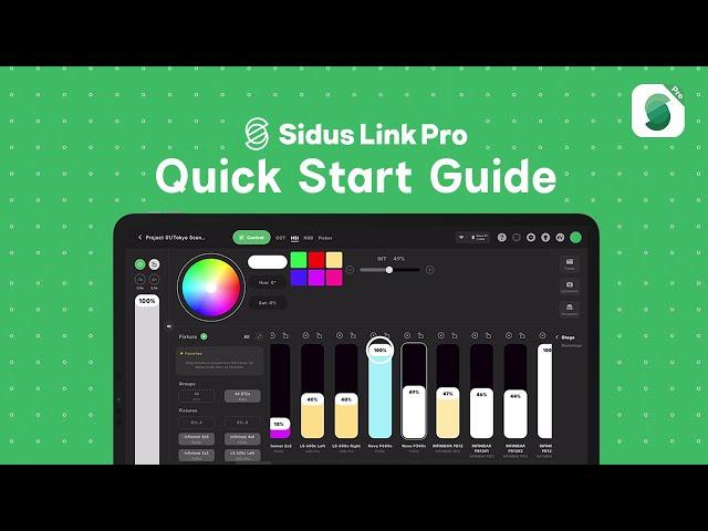 Quick Start Guide | Sidus Link Pro