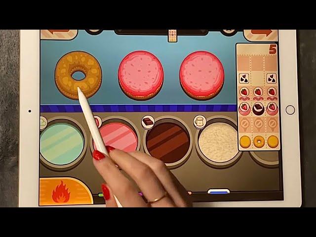  iPad ASMR - Let’s make DONUTS  Clicky - Upclose Whispers