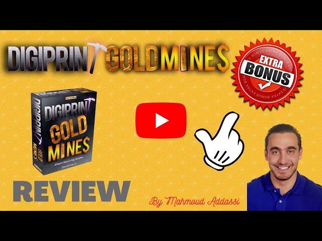 DigiPrint Goldmines Review    ALERT  MAKE SURE TO GET THIS WITH MY ️ CUSTOM BONUSES 