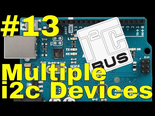 How to use multiple i2c devices on the same bus with the Arduino