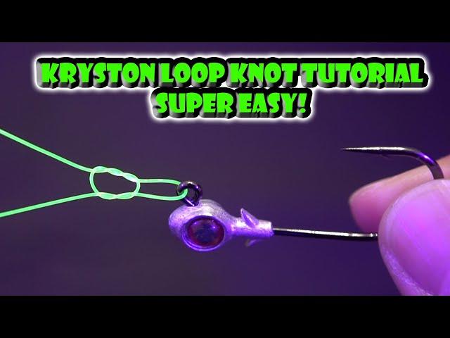 Easiest Fishing Loop Knot To Tie and Mistakes people make (Kryston Loop knot tutorial)