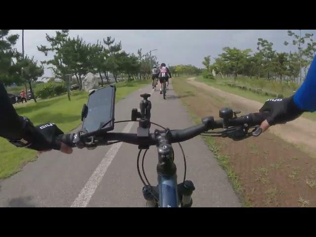 Cycling korea | Incheon to Daebudo Island part 2 | Drone Footage