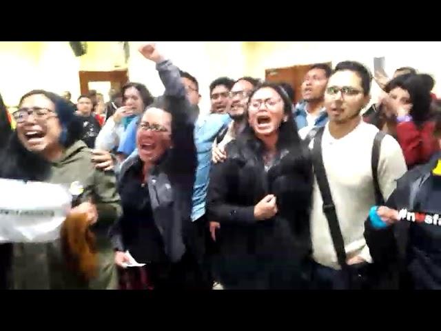 Reacciones de periodistas en rueda de prensa por secuestrados