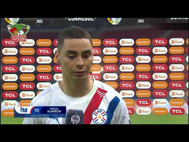 Post partido | Miguel Almirón | Chile 0 - Paraguay 2 | Copa América 2021