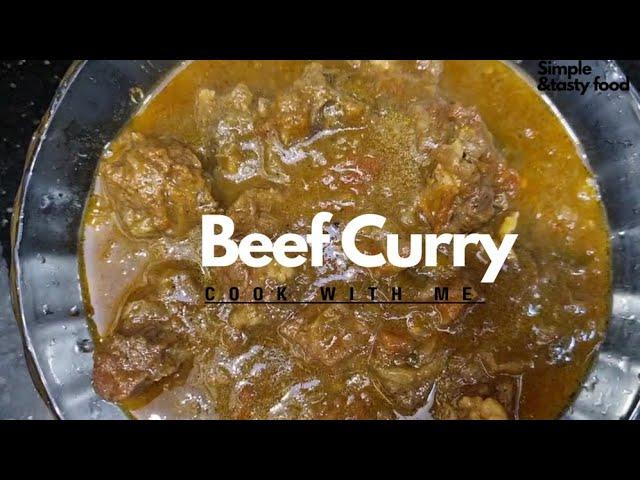 Simlpe beef curry | how to make beef curry in cooker |