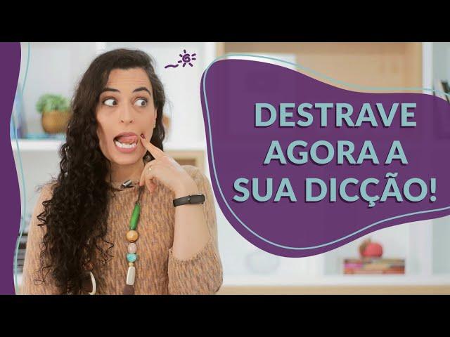 DESTRAVE a sua DICÇÃO com esses EXERCÍCIOS!