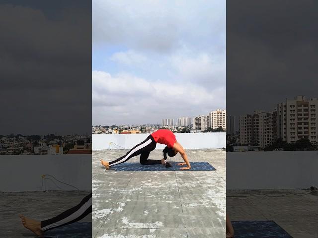  Backbending practice #yoga #backbending #backflexibility #virlshorts #tutorials #fun2shhyoga