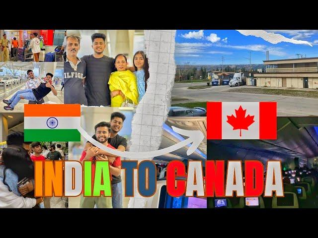 India  ️ Canada | Full journey experience | Immigration questions 