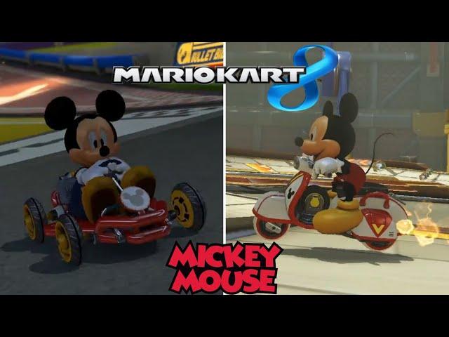 Mickey Mouse In Mario Kart 8