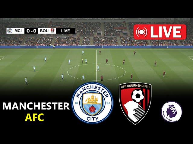 Manchester City vs Afc Bournemouth | English Premier 2024/25 | eFootball Pes 21 Gameplay