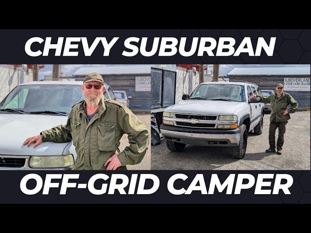 2003 Chevrolet Suburban Camper Walk Around | ECOFLOW Alternator Charger |