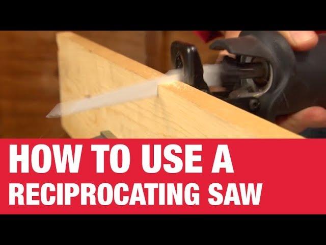 How To Use A Reciprocating Saw - Ace Hardware