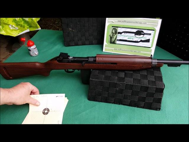 Springfield M1 Carbine 4,5 mm SBB Co2-AirVenturi / Analyse-Chrono-10 M Freihand by WPU