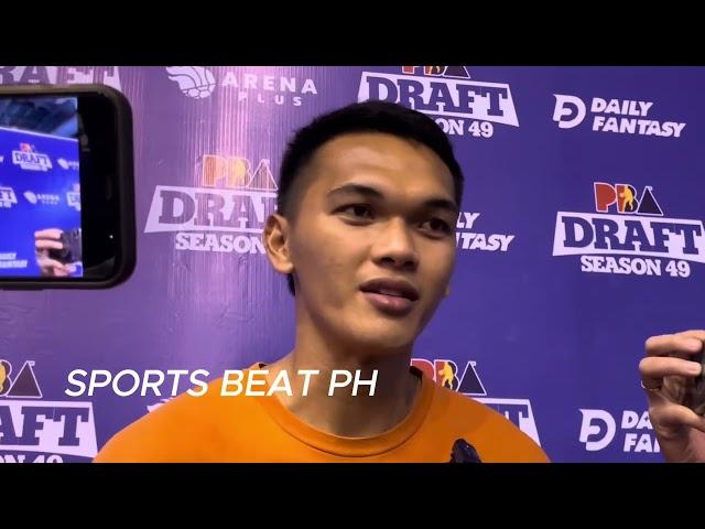 Justine Baltazar hindi pa sigurado maglalaro agad after PBA Draft?