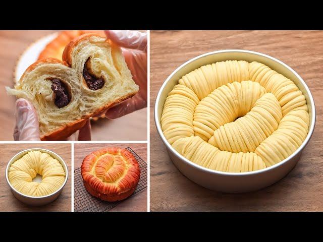 لفه الصوف بريوش بطعم يجنن و هشاشه غير طبيعيه والشكل ايه مافيش أجمل من كده Wool Roll Bread