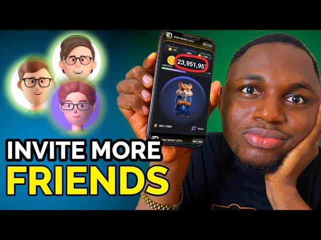 How to Get 100 Invite Friends in Hamster Kombat - 100% WORKS ALWAYS