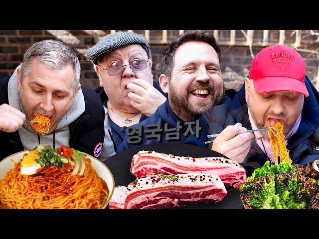 London Taxi Drivers try Korean BBQ for the first time!