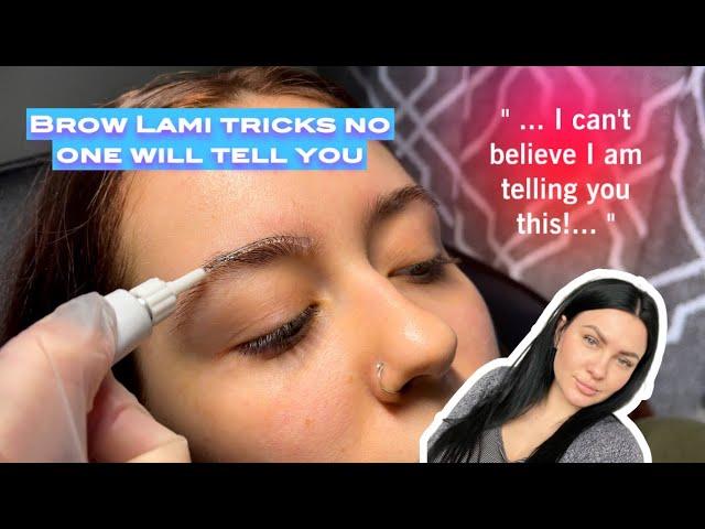 Brow Lamination tricks no one will tell you