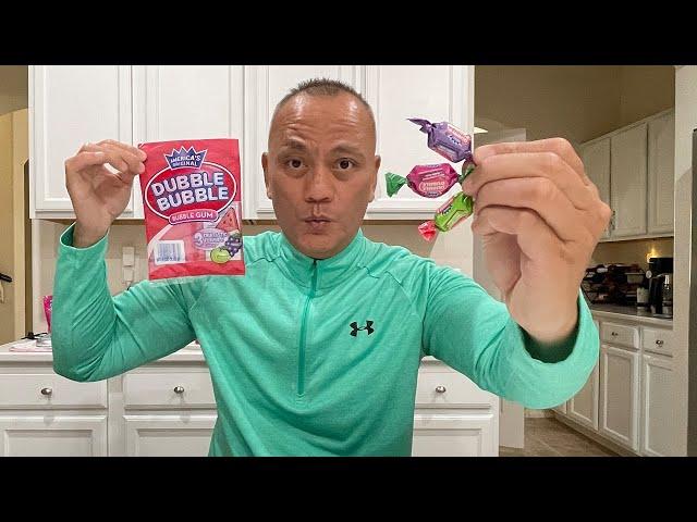  ASMR AMERICA’S ORIGINAL DUBBLE BUBBLE GUM (3 FRUIT FLAVORS) AND EATING SOUNDS  FULL VIDEO  #asmr