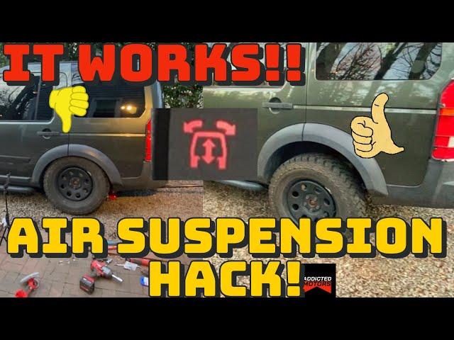 This Simple FREE Air Suspension Hack Could Save You $$$$ - If You Own A LR3, L322, L319 MUST WATCH!