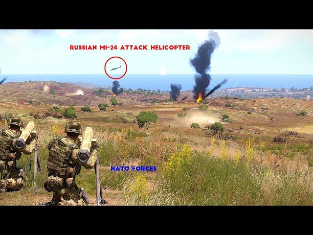 NATO reinforcements join forces to shoot down attack helicopters | Milsim ARMA 3 C9