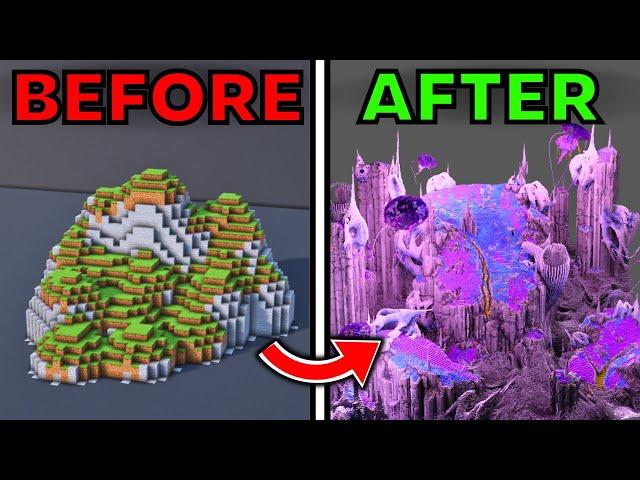 How to build Amazing Terrain in Minecraft!