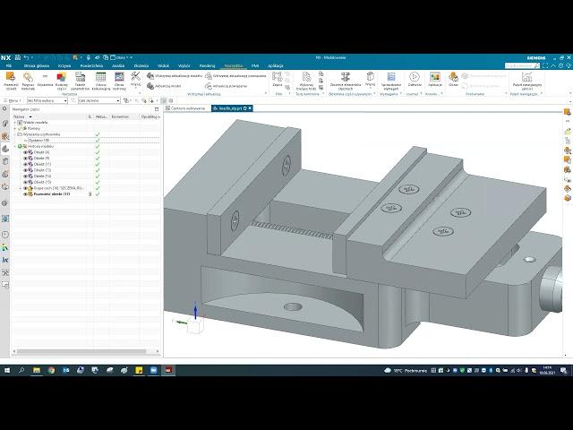 Siemens NX CAM || Biblioteka elementów mocujacych