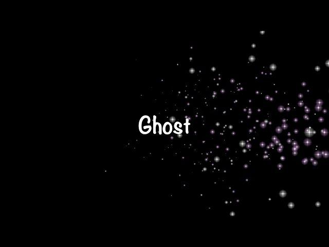 Ghost, a translucent figure.