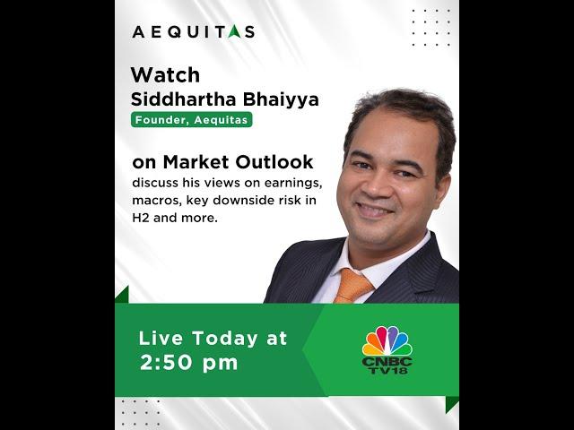 Aequitas Consultancy's Siddhartha Bhaiya Shares His Market Outlook & Sectoral Call | CNBC-TV18