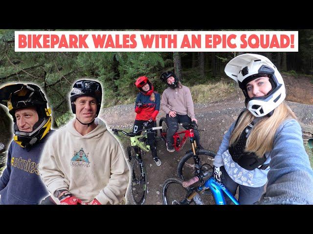 RIDING BIKEPARK WALES WITH THE GIRLS, TOM CARDY AND SAM PILGRIM!