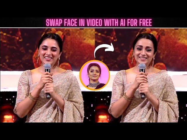 Video Face Change AI | How To Swap Face with AI | Video Face Changer App | FREE | 2024 | Tamil