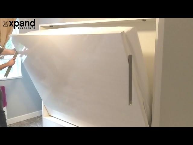 hover horizontal folding wall bed system