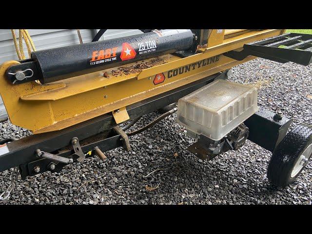 1 issue- Countyline 25 ton log splitter