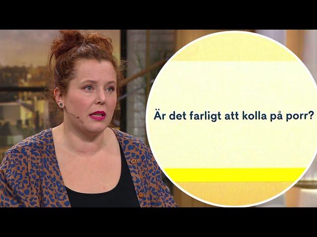 ”Är det farligt att kolla på porr?” – sexologen svarar | Nyhetsmorgon | TV4 & TV4 Play