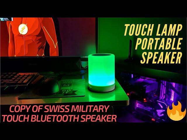 Touch Lamp Portable Speaker | Copy of Swiss Military BL3 Smart Touch Lamp with Bluetooth Speaker
