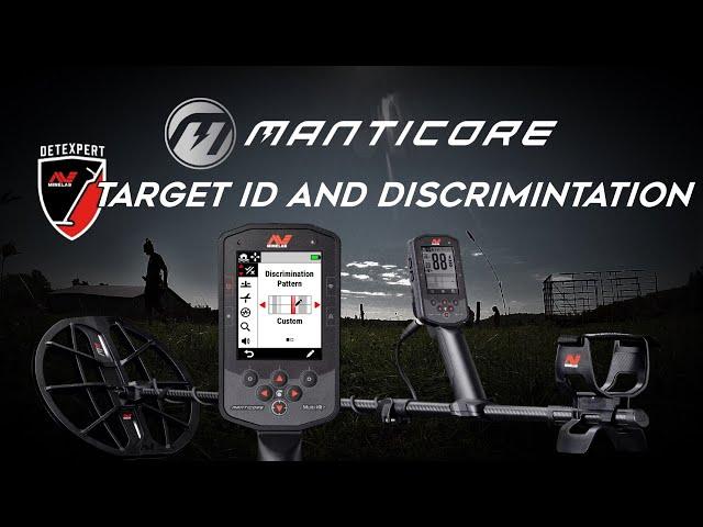 Minelab Manticore Target ID and Discrimination Tutorial