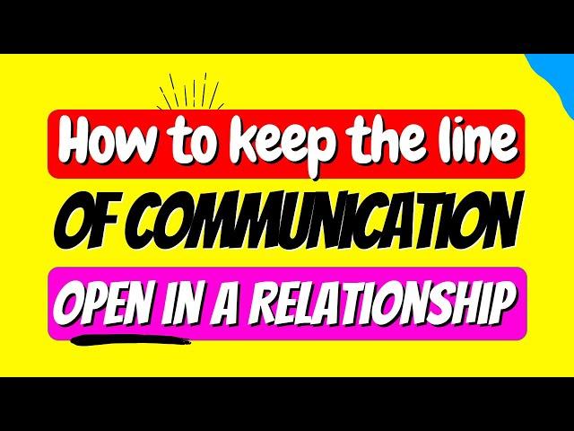 How to COMMUNICATE in a relationship | WELLNESS in Life