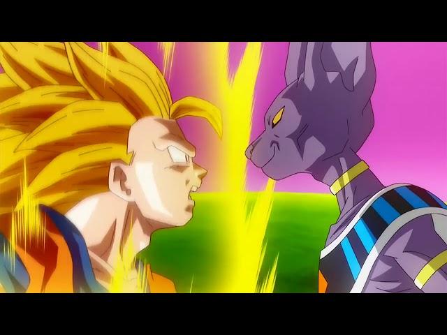 SSJ3 Goku Vs Beerus | DBZ Battle Of Gods