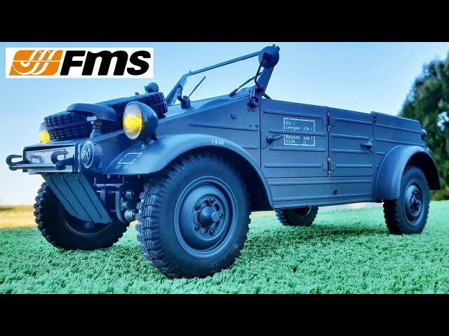 Fms Model Rc New Unboxing By Rochobby 1/12 Type82 Kubelwagen 4wd Realistic  Military Car Type 82