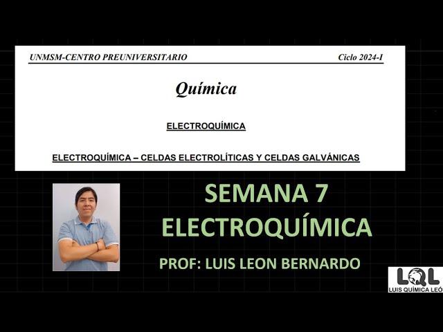 SOLUCIONARIO SEMANA 7 PRE SAN MARCOS (QUÍMICA)