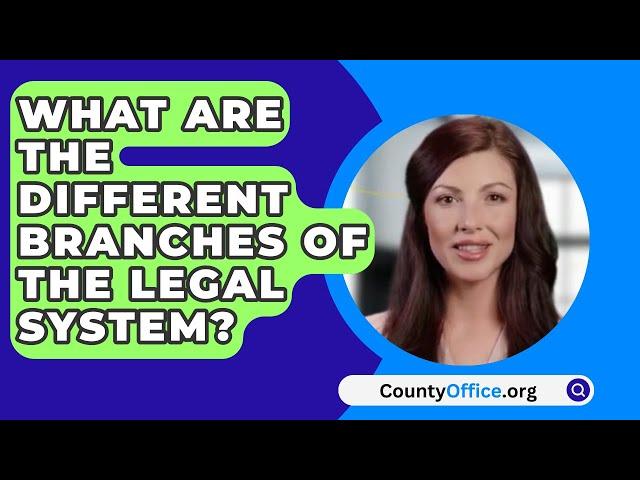 What Are The Different Branches Of The Legal System? - CountyOffice.org