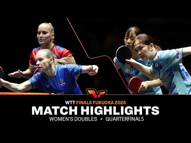 Matelova/Balazova vs Nagasaki/Kihara | WD QF | WTT Finals Fukuoka 2024