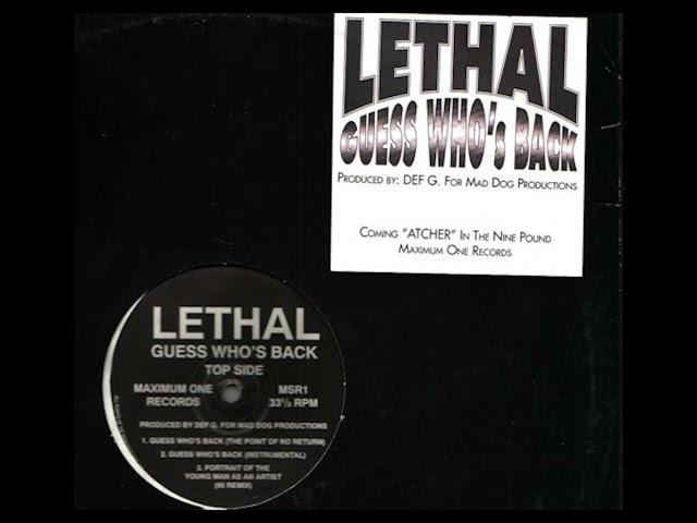 Lethal - Portrait Of The Young Man As An Artist (95 Remix) (1995) (better audio)