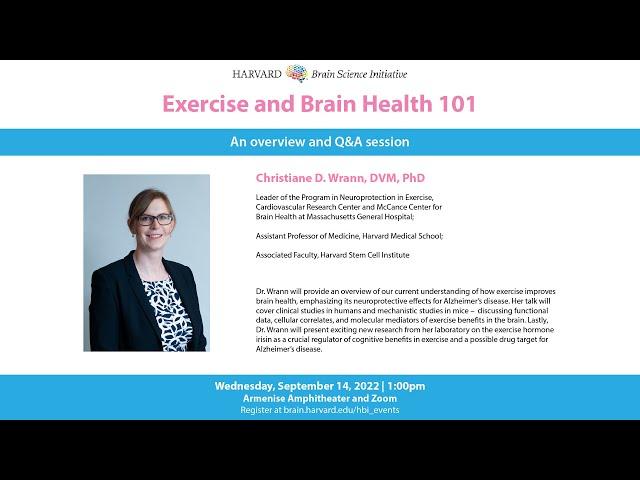 Exercise and Brain Health 101 w/ Christiane Wrann