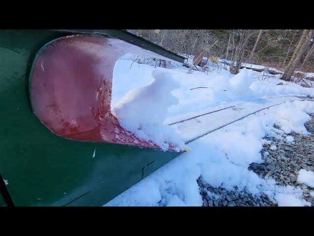 Reopening the line after a late winter snow storm