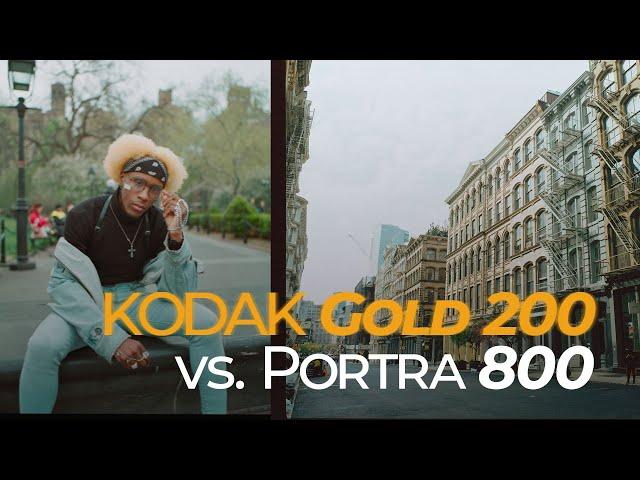 Kodak Gold 200 vs Portra 800 | Portrait + Street Film Photography