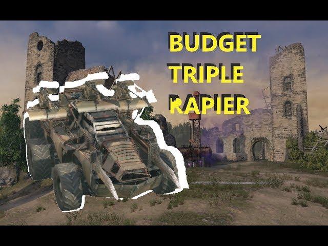 Crossout Lets Build! Budget triple rapiers