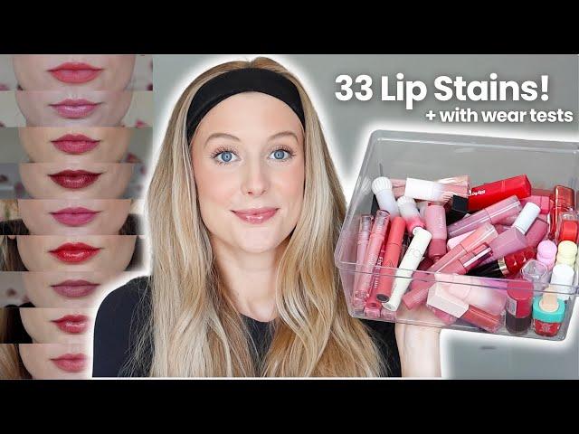 I Tried 33 of the Most Popular Lip Stains & Tints And Found The Best... Ultimate Lip Stain Showdown!