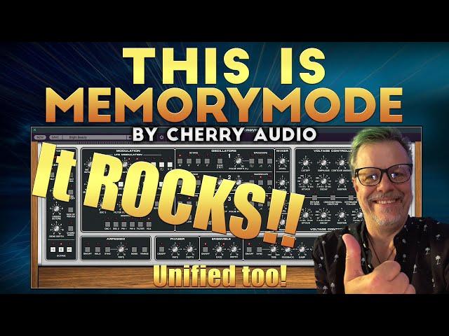 This is Cherry Audio's AMAZING Memorymode Synth!
