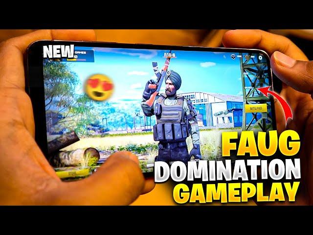  Faug Domination Gameplay | Faug New Game | Faug Multiplayer Gameplay #fauggame #faugtdmupdate